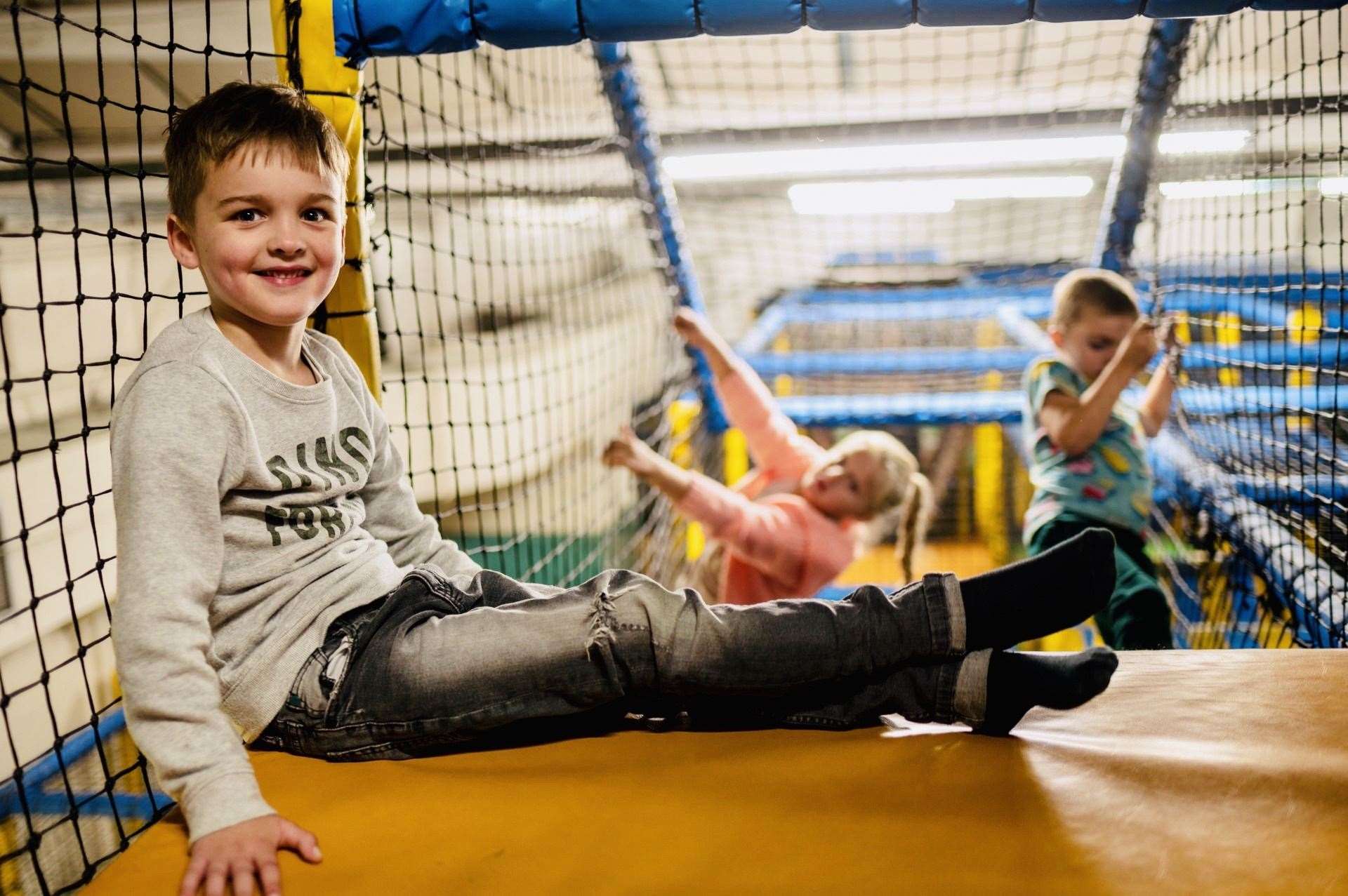 The soft play area and slides at Under 1 Roof Kids Thanet. Picture: James Pearce