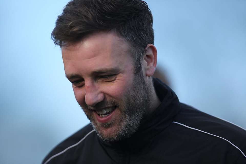 Maidstone boss Jay Saunders Picture: Martin Apps