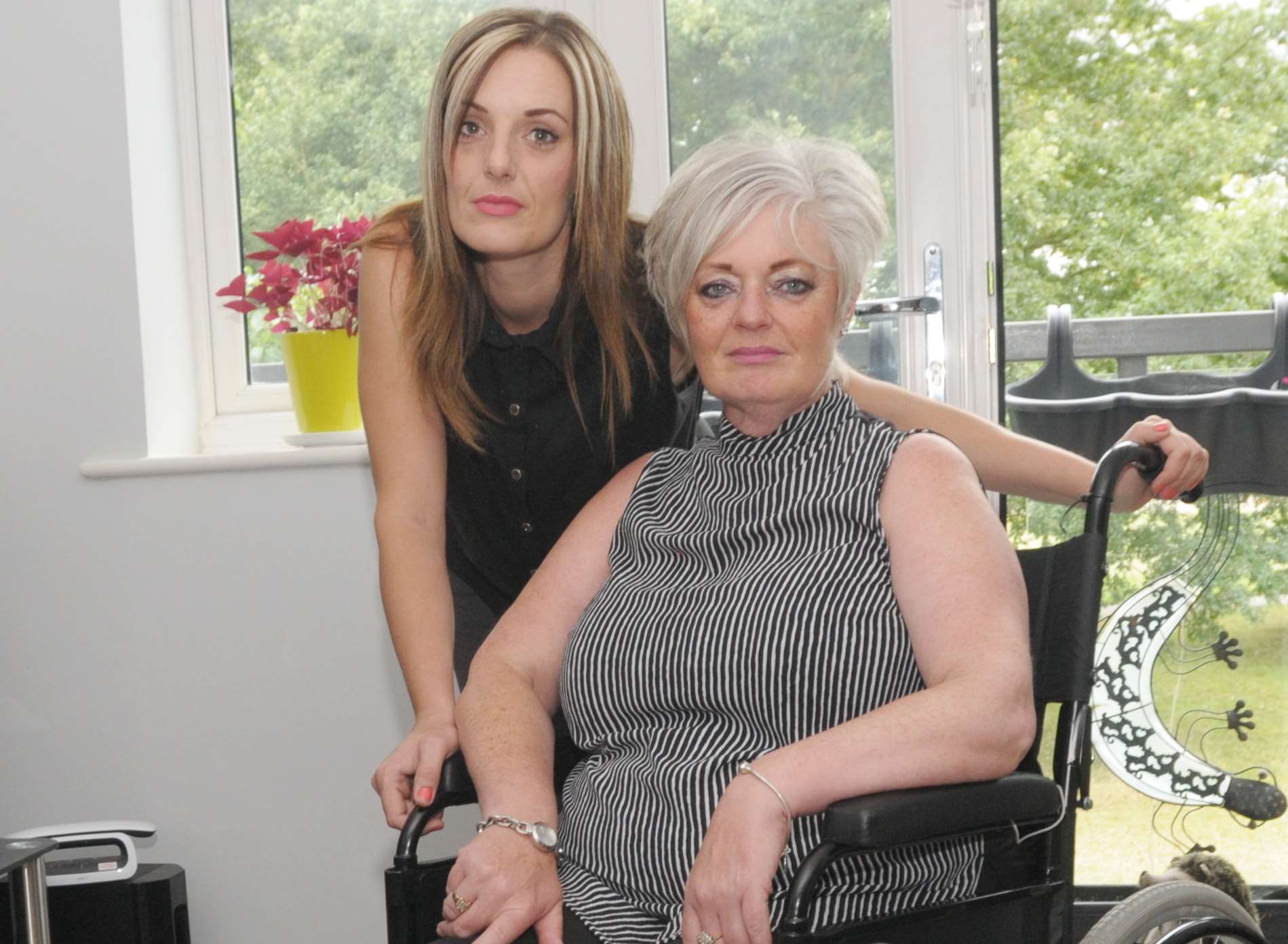 Toni Bullen with her daughter Liza