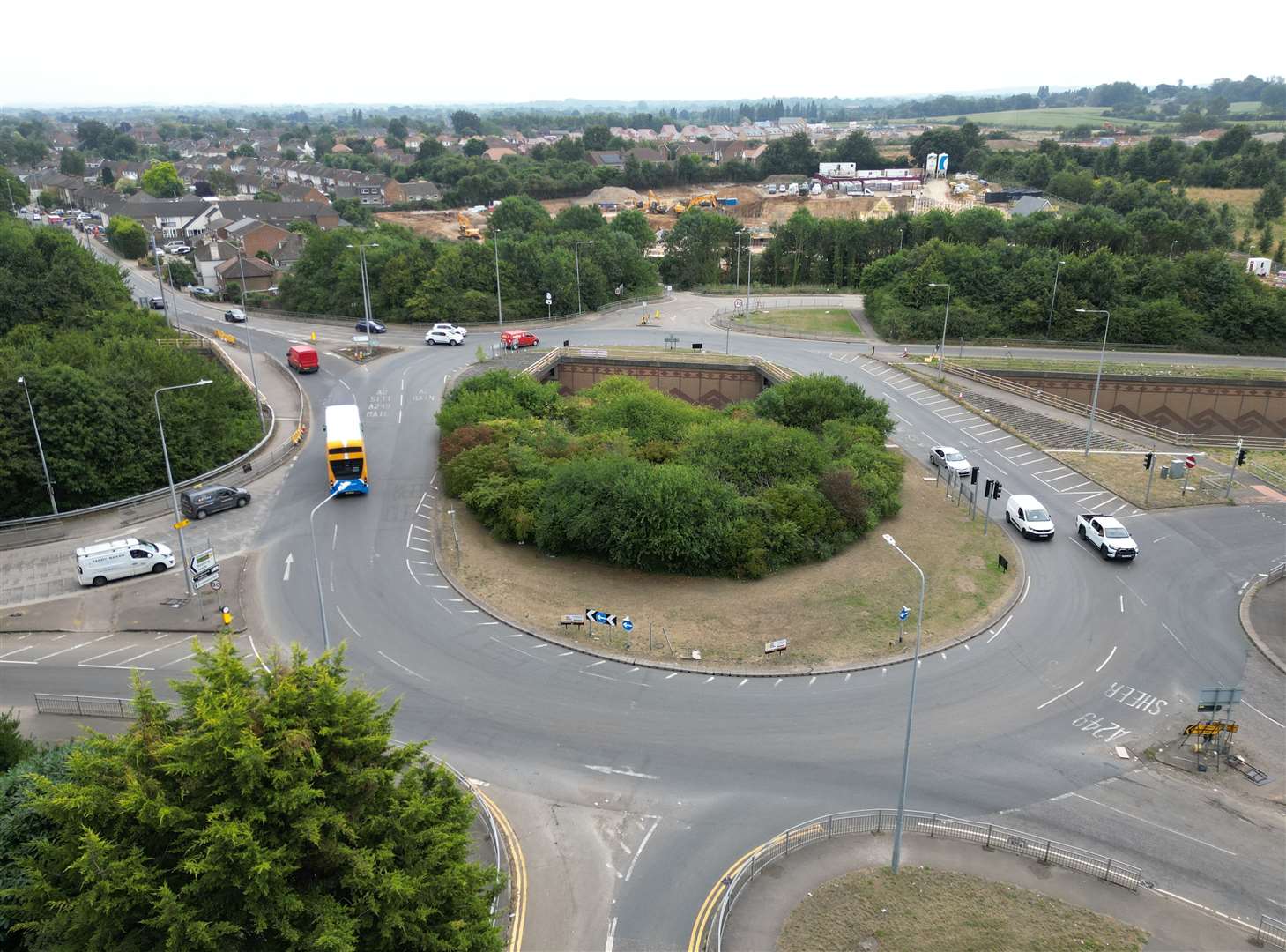 Key Street roundabout. Picture: Barry Goodwin