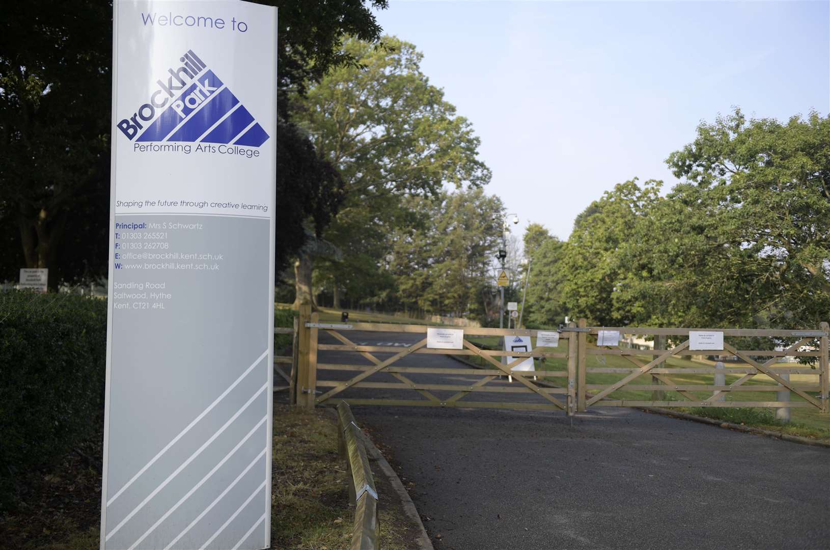 Brockhill Park School near Hythe. Picture: Barry Goodwin