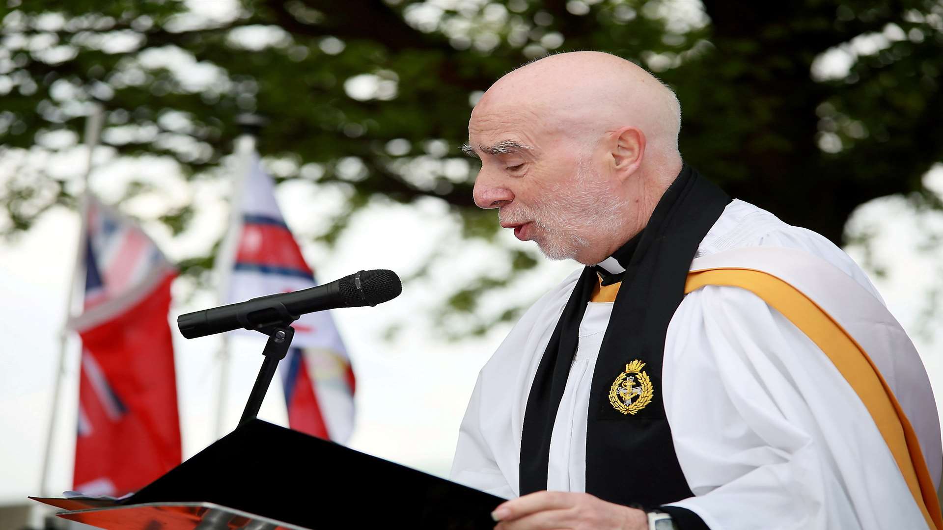 Rev Keith McNicol made the dedication on the new lifeboat