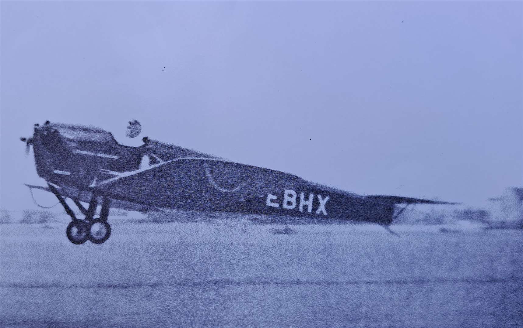 The aeroplane that got Ernest Kennett, the first boss for The Green Garage site in Walmer, in trouble with the law in the 1930s. Picture: Wayne Shorter