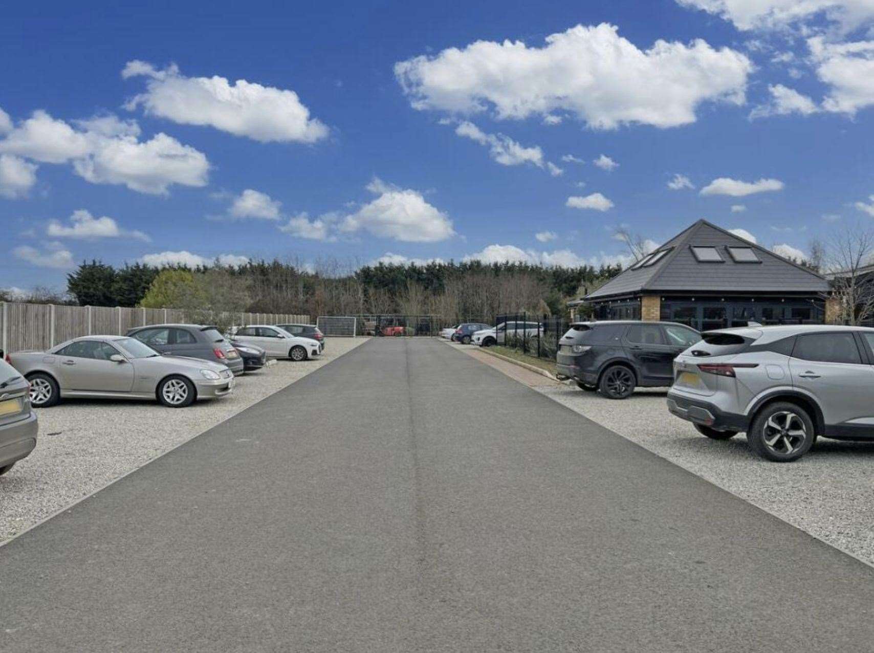 The car park at Preston Garden Centre. Picture: Christie & Co