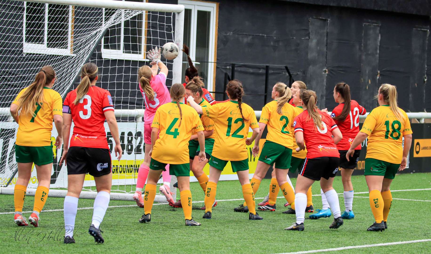 Darcy Wells also scored a first-half hat-trick for Chatham Town Women Picture: Allen Hollands