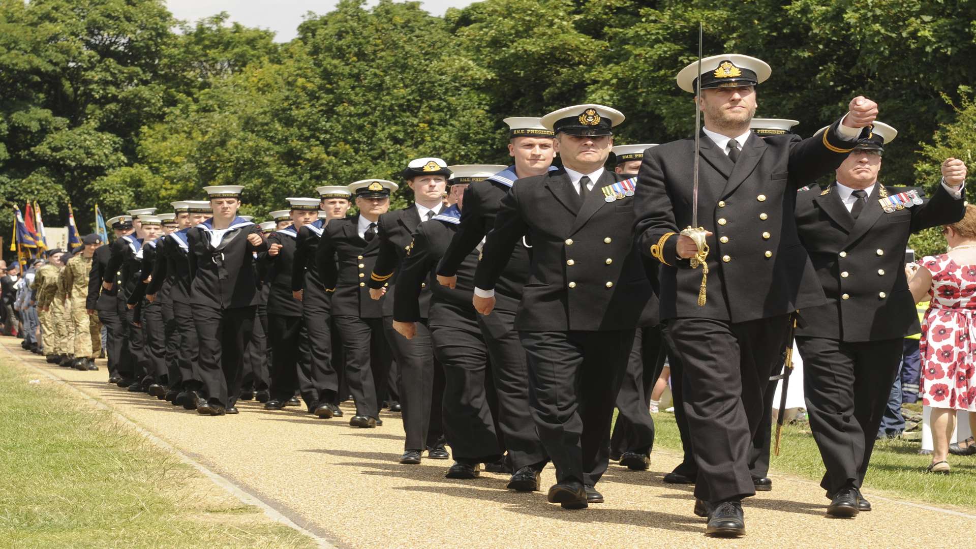 Last year's Armed Forces Day parade