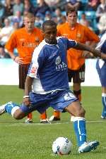 SCORING FORM: Darren Byfield slots home the second of his three goals from the penalty spot. Picture: GRANT FALVEY