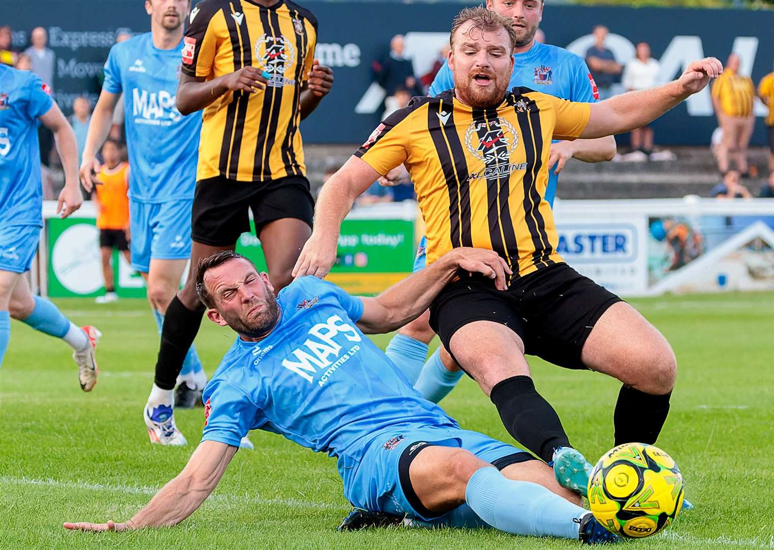 Sam Blackman - is to return to Folkestone after a one-month loan with Hythe. Picture: Helen Cooper