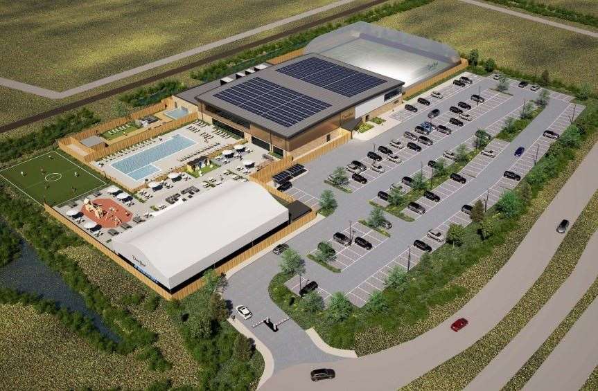 The sprawling sports and leisure complex is set to have a 226-space car park for the site on the Altira Business ParkPictures: David Lloyd Leisure and Hadfield Cawkwell Davison