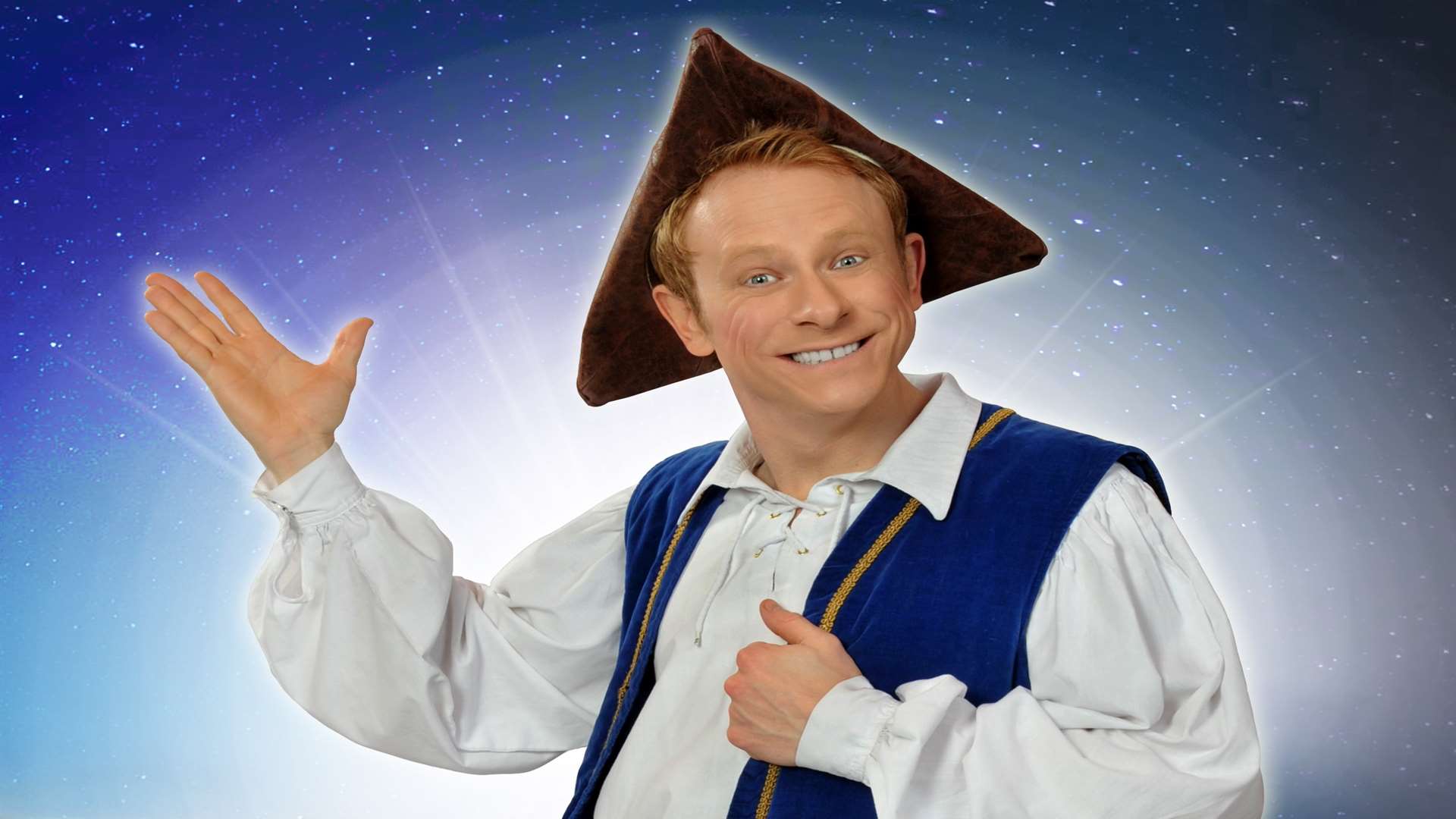 Lloyd stars as Starkey in the Marlowe's panto Peter Pan