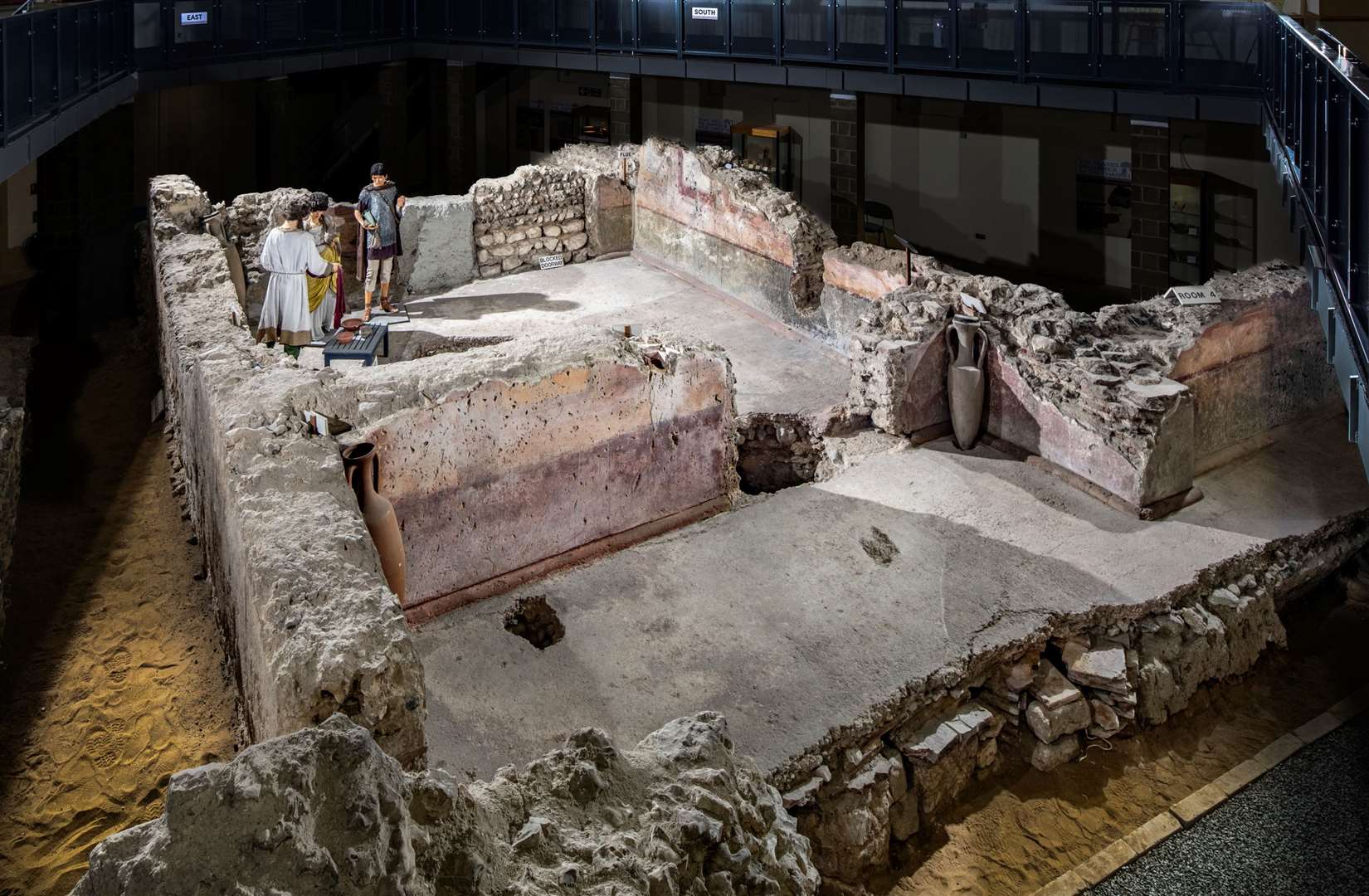 The Roman Painted House in Dover was discovered in the 1970s and then excavated by archaeologists the following decade. Picture: Historic England