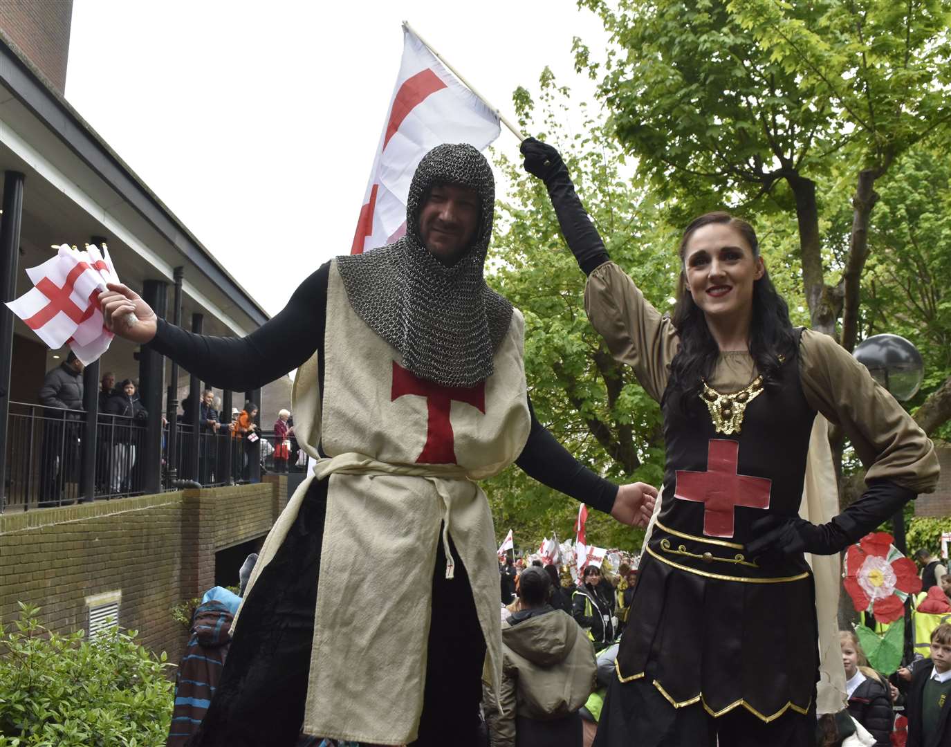 Celebrations for the patron saint are underway. Picture: Jason Arthur