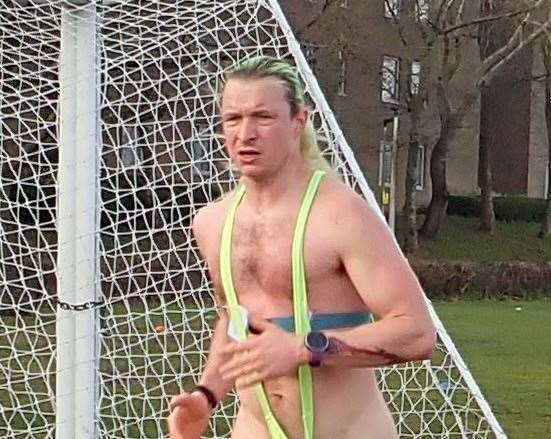 Janos Kozma, 41, took part in a Parkrun event in Canterbury. Picture: Janos Kozma