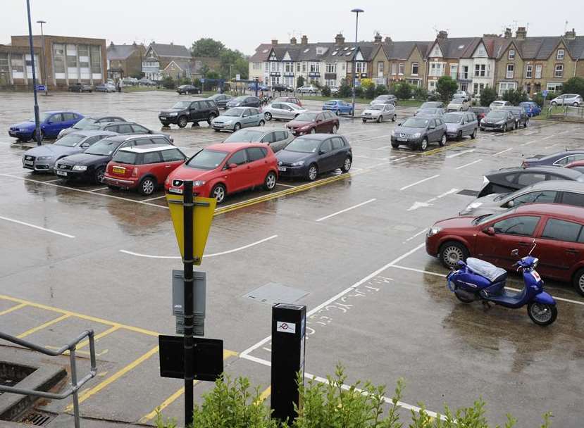 The Gorrell Tank car park which has been closed during one of the busiest times of the year