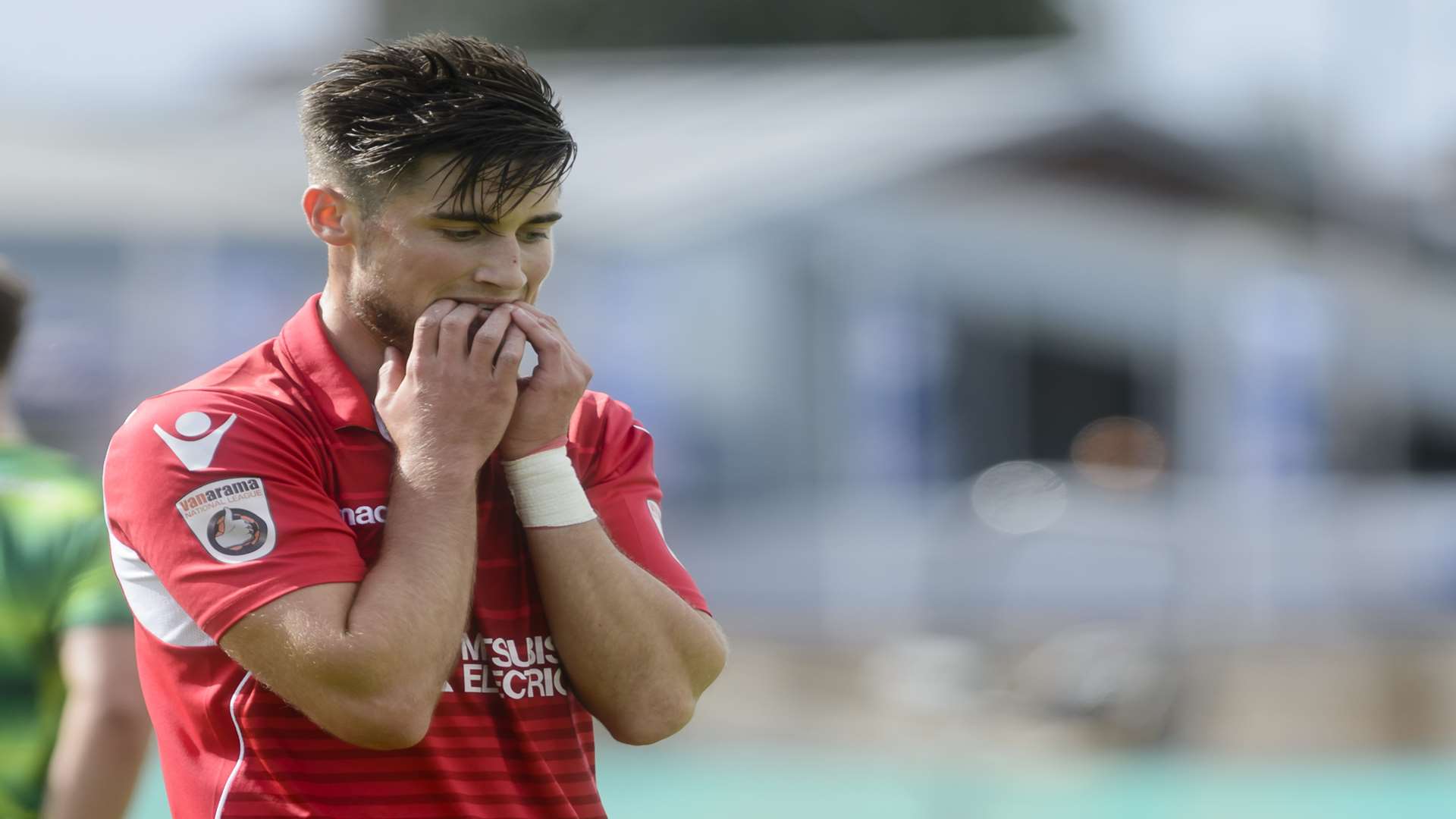 Ebbsfleet United winger Sean Shields Picture: Andy Payton