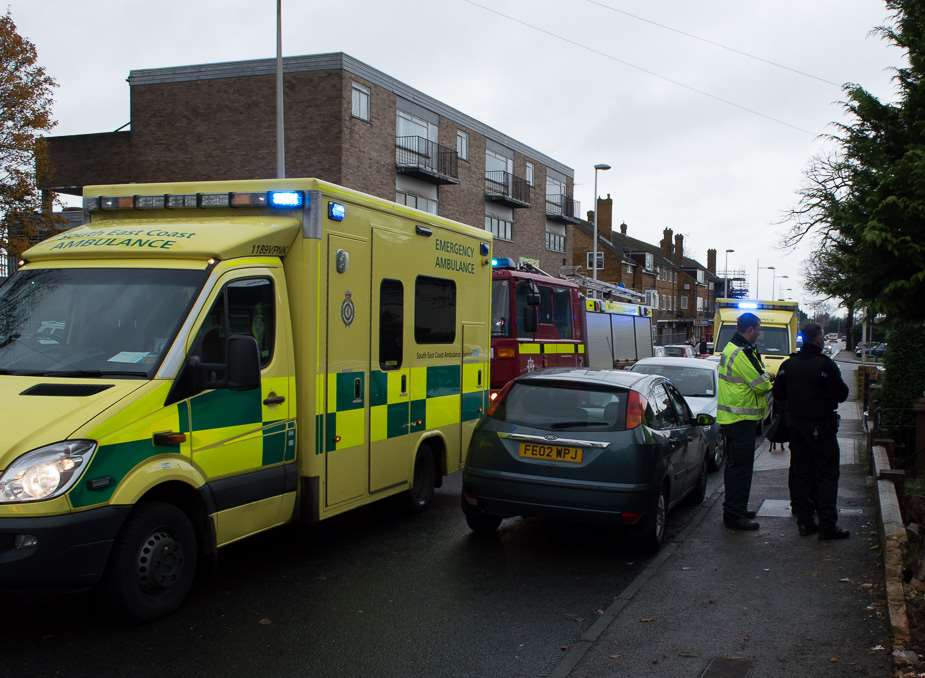 A car has crashed into the front of a house in Silverweed Road, Weedswood. Picture: David Collins