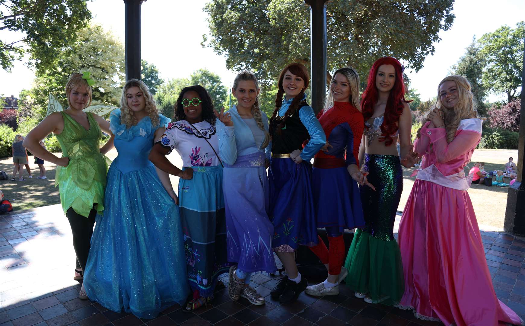 Snow Princess Parties held a free parade through the streets of Maidstone. Picture: Jasmine Morris