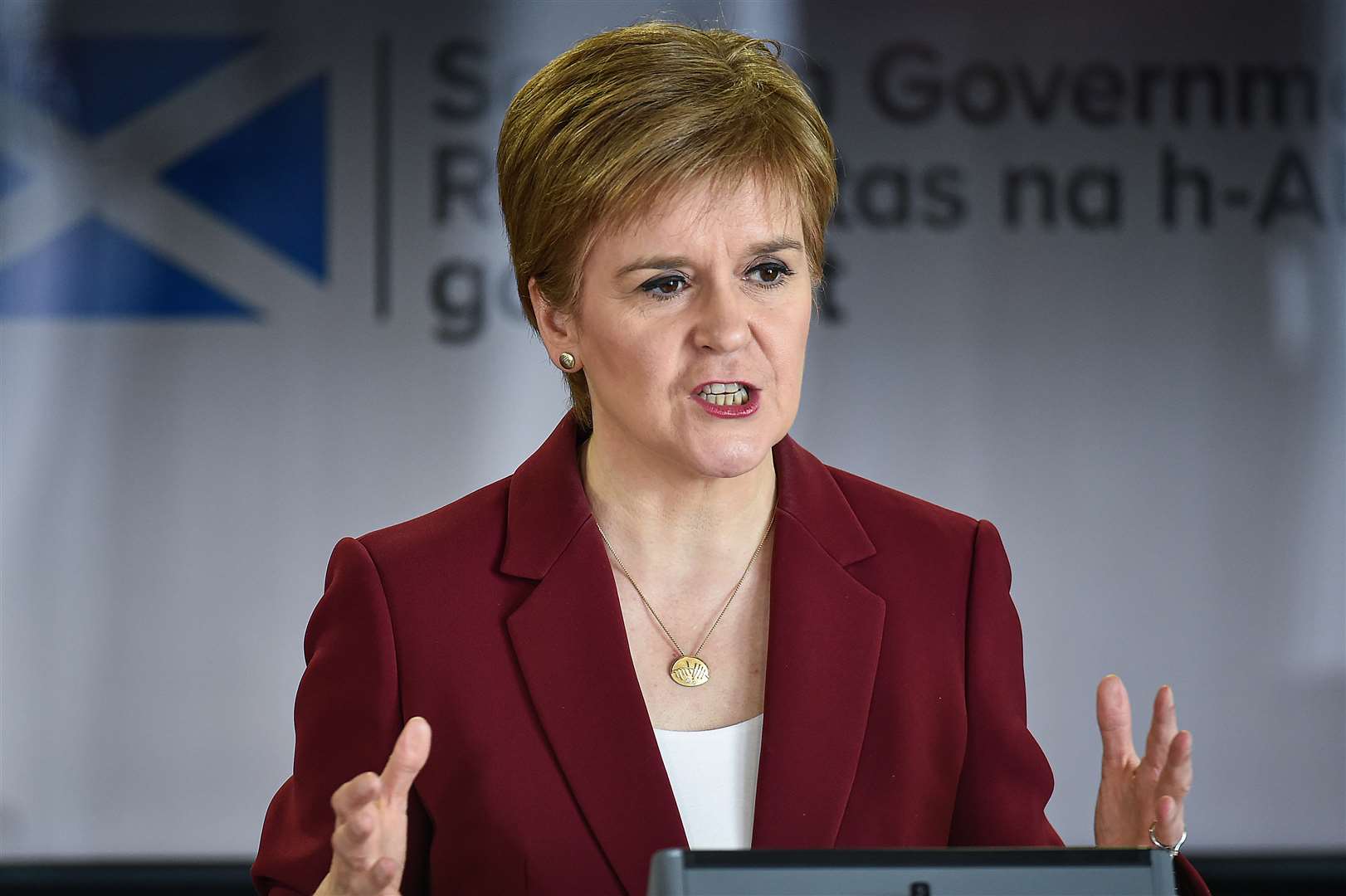 Nicola Sturgeon has said she could delay lifting the lockdown in Scotland (Jeff J Mitchell/PA)