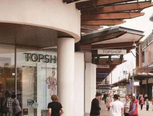 Topshop initially had a standalone unit at Westwood Cross when it was trading, but later moved into Outfit. EE and Hotel Chocolat stand in its place today. Picture: Westwood Cross