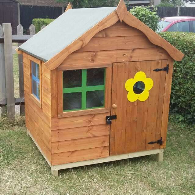 The Wendy house was taken sometime last night (Thursday) or early this morning (Friday)