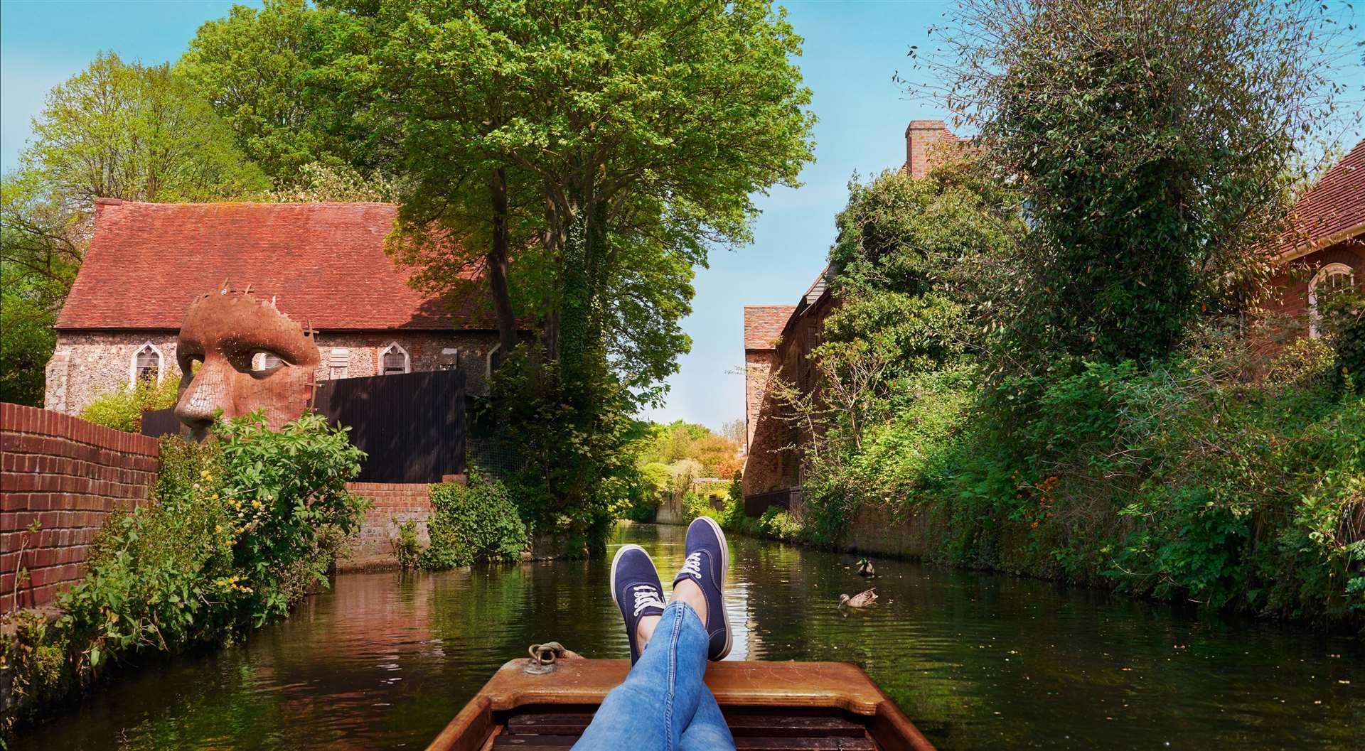 Canterbury punts pictured on a Visit Kent tourism poster Picture: Visit Kent