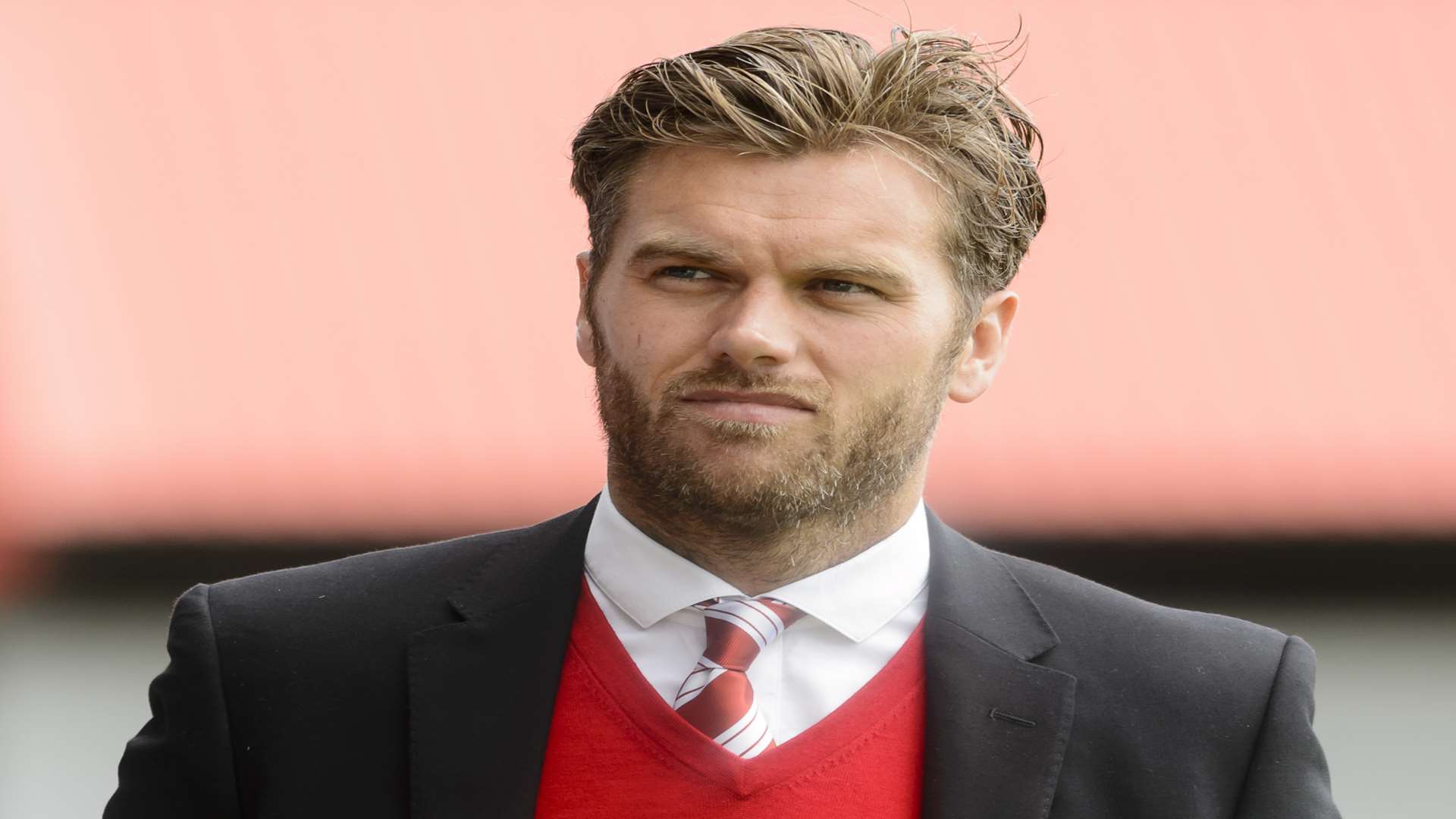 Ebbsfleet United manager Daryl McMahon Picture: Andy Payton