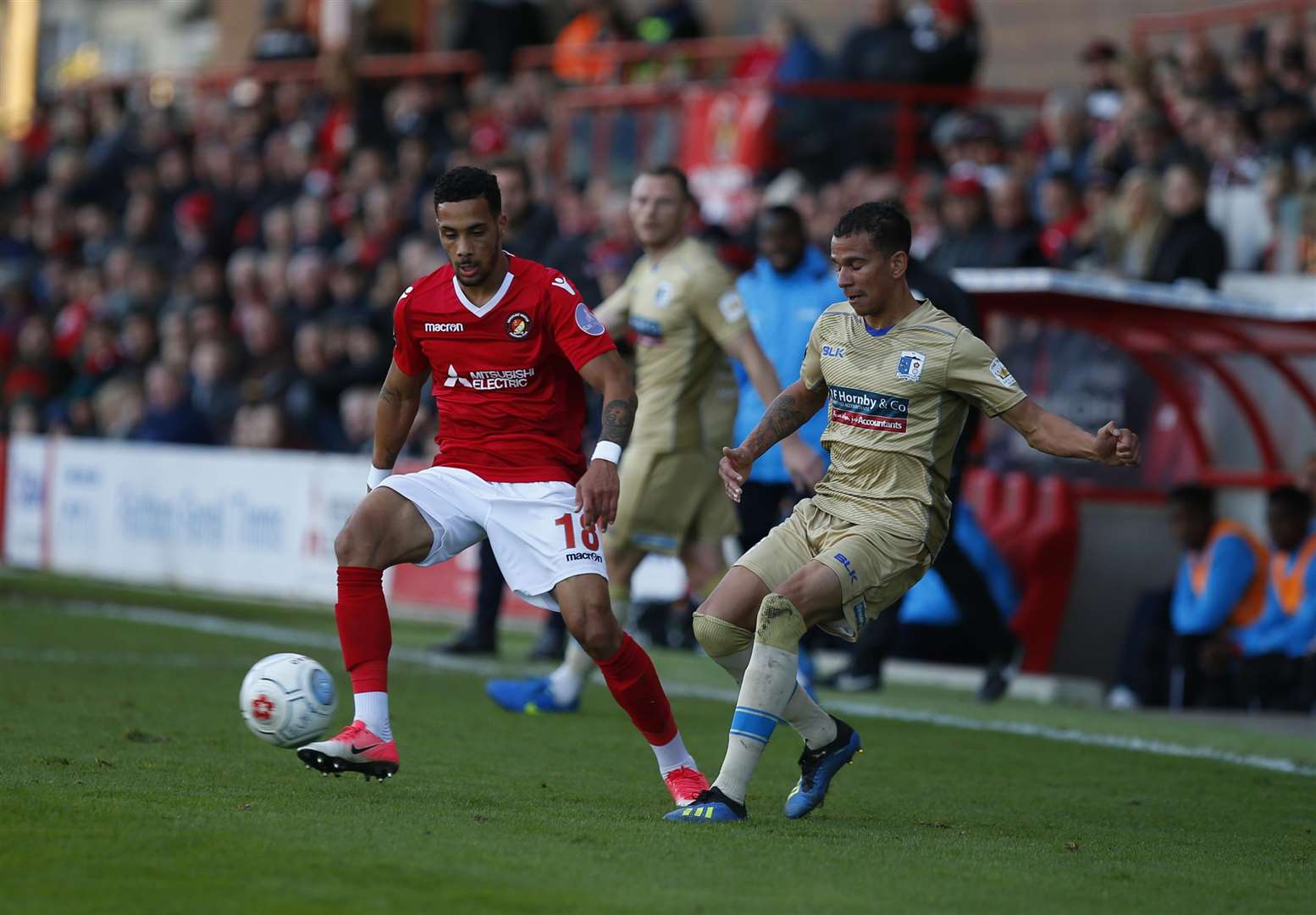 Corey Whitely on the ball Picture: Andy Jones