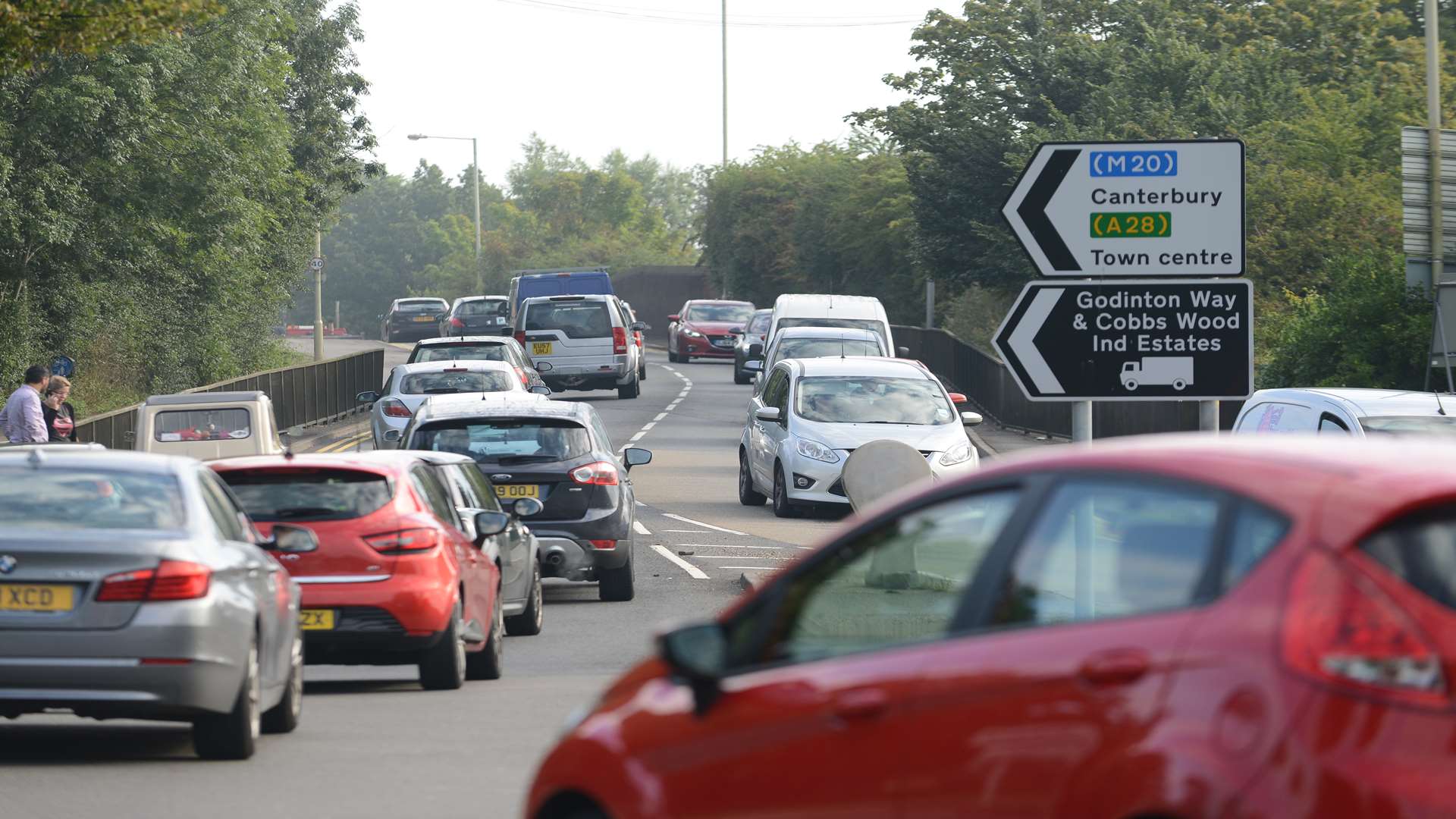 Chart Road regularly becomes congested