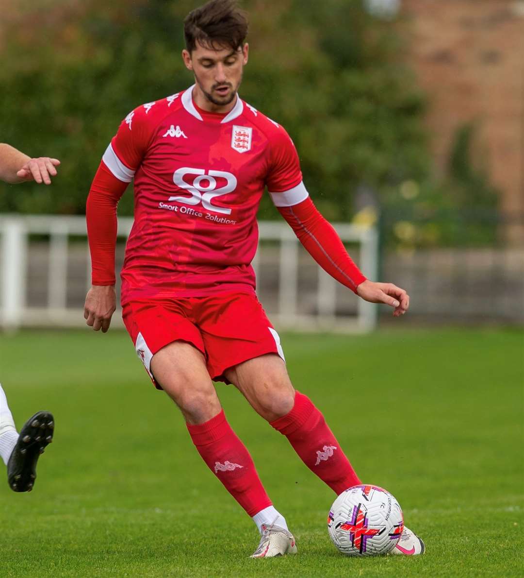 Midfielder Sam Hasler bagged a brace in the win. Picture: Ian Scammell