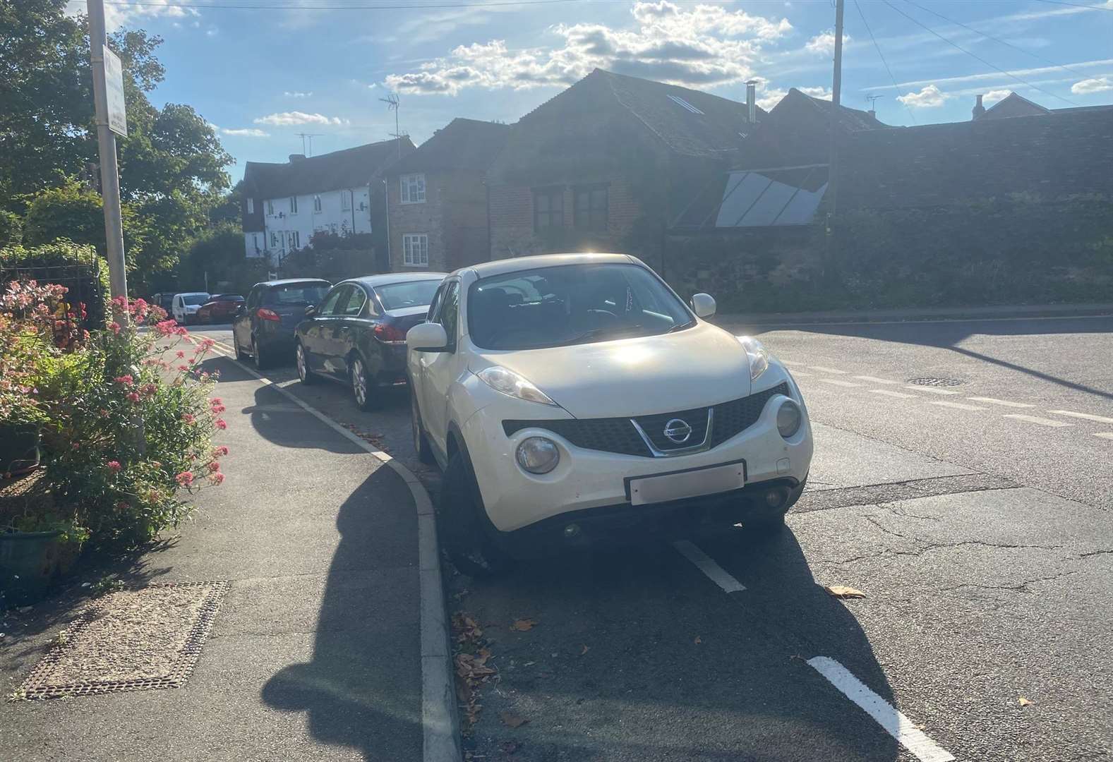 The parking bay in Quarry Hill Road, Borough Green