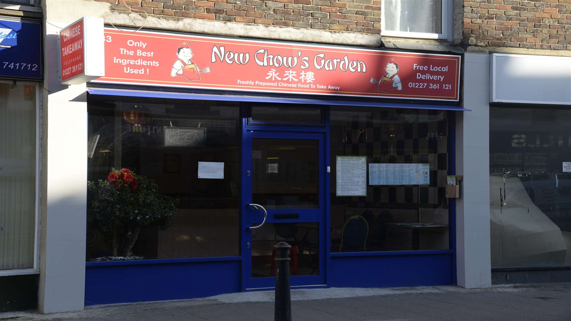 New Chow's Garden in High Street, Herne Bay