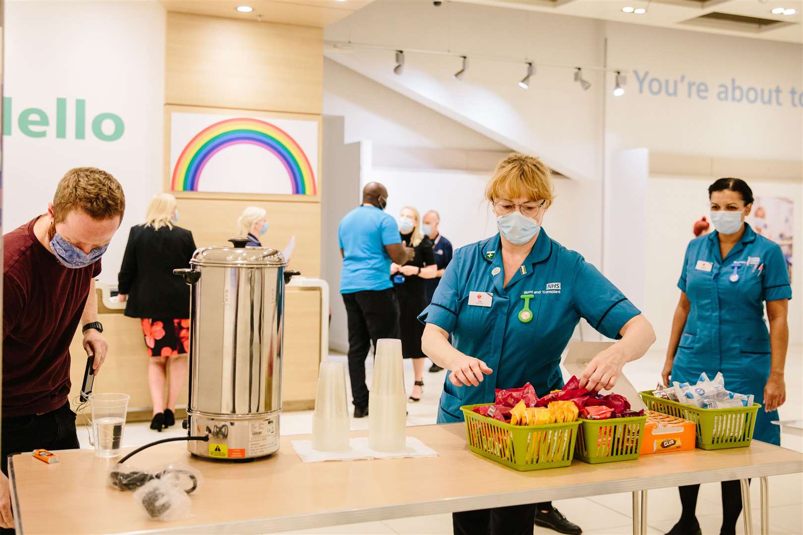 Blood plasma donors will also receive snacks and drinks throughout the process. Picture: NHS