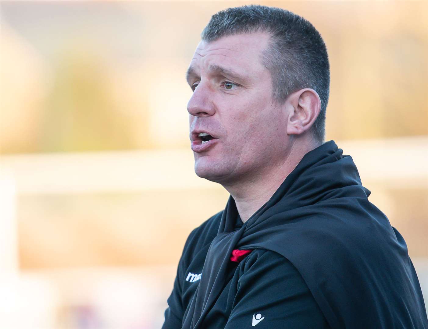 Faversham Town joint-manager Danny Chapman. Picture: Alan Langley