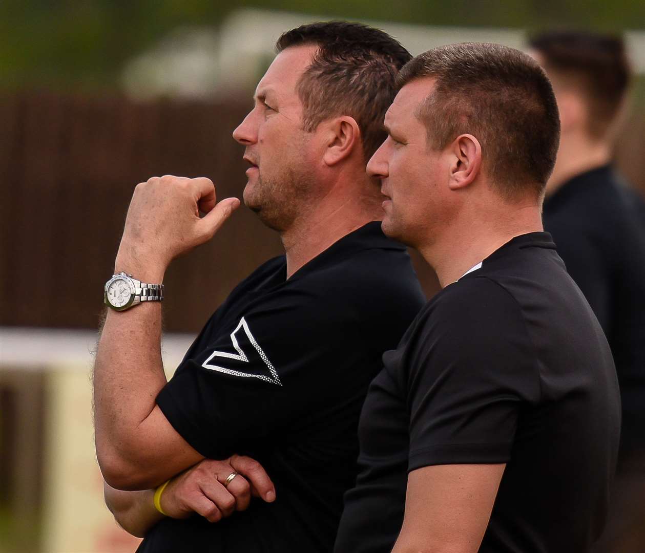 Faverham joint managers Phil Miles and Danny Chapman. Picture: Alan Langley