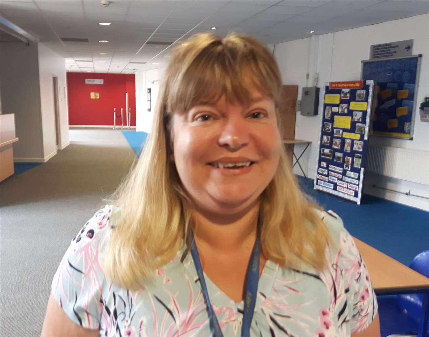 Head teacher at Aylesford School, Tanya Kelvie