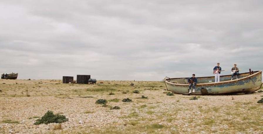 New Hope Club filmed on Romney Marsh for their music video Love Again