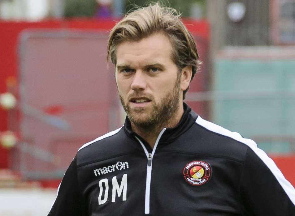 Ebbsfleet manager Daryl McMahon Picture: Andy Payton