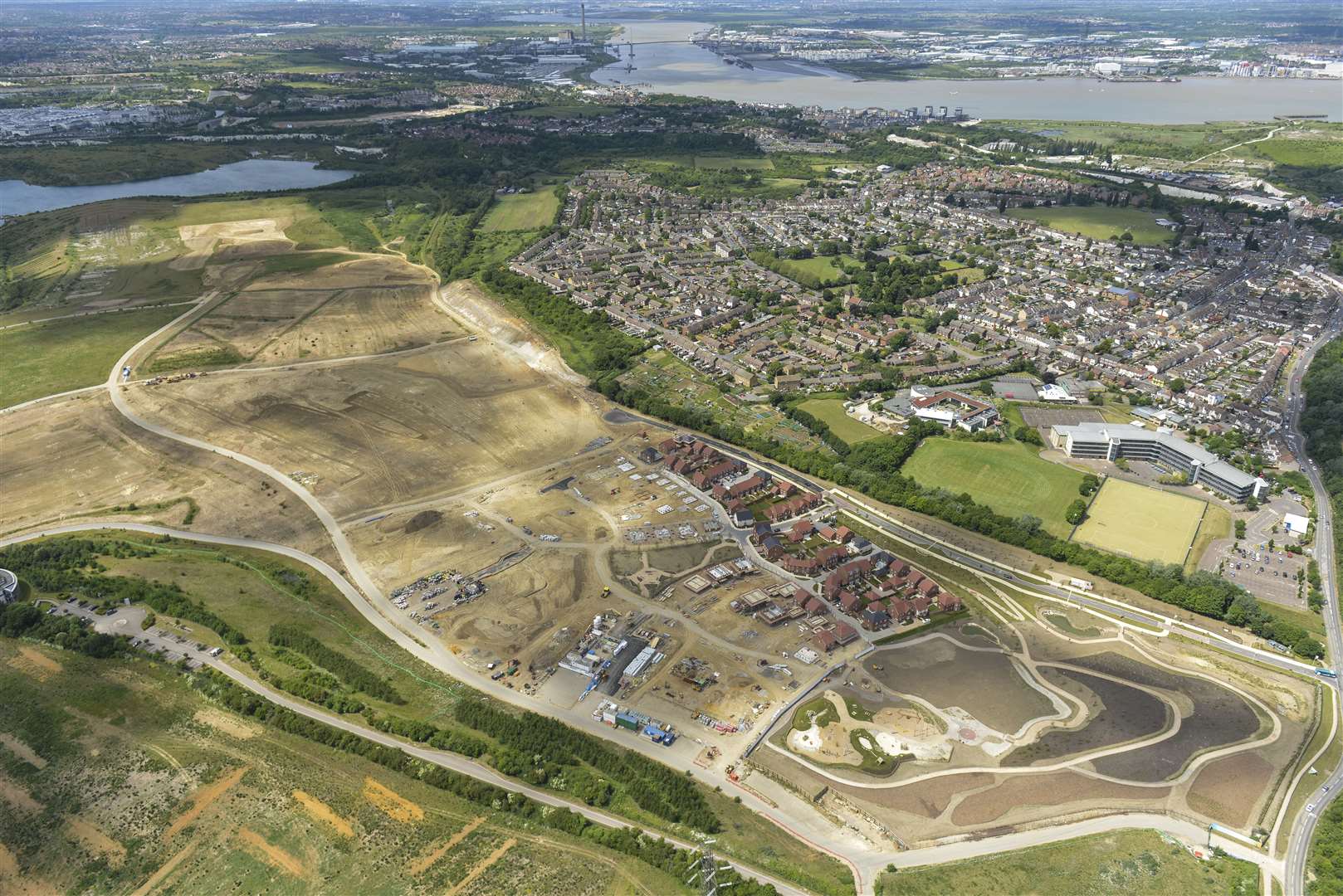 The Eastern Quarry at Ebbsfleet Garden City will eventually hold 6,000 homes once redevelopment is complete