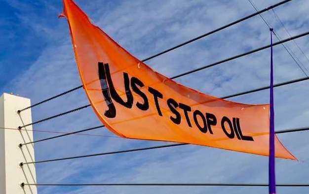 Activists scaled the Dartford Crossing