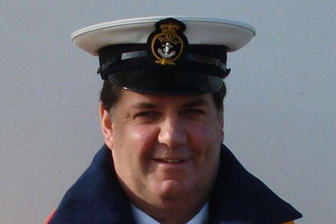 Stuart Adams, coxswain at Dungeness RNLI.