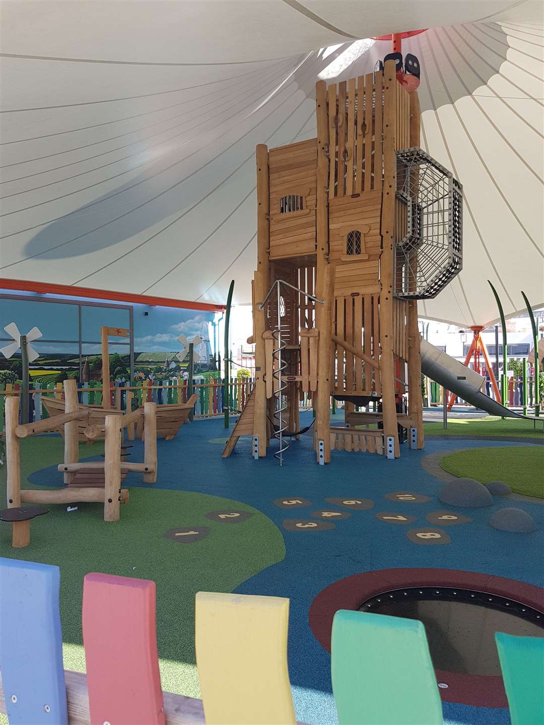 The state-of-the-art play park cost £400,000 to build. (13340088)