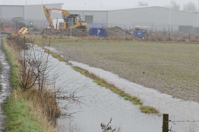 Church Lane, where Mr Cox's body was found in a ditch