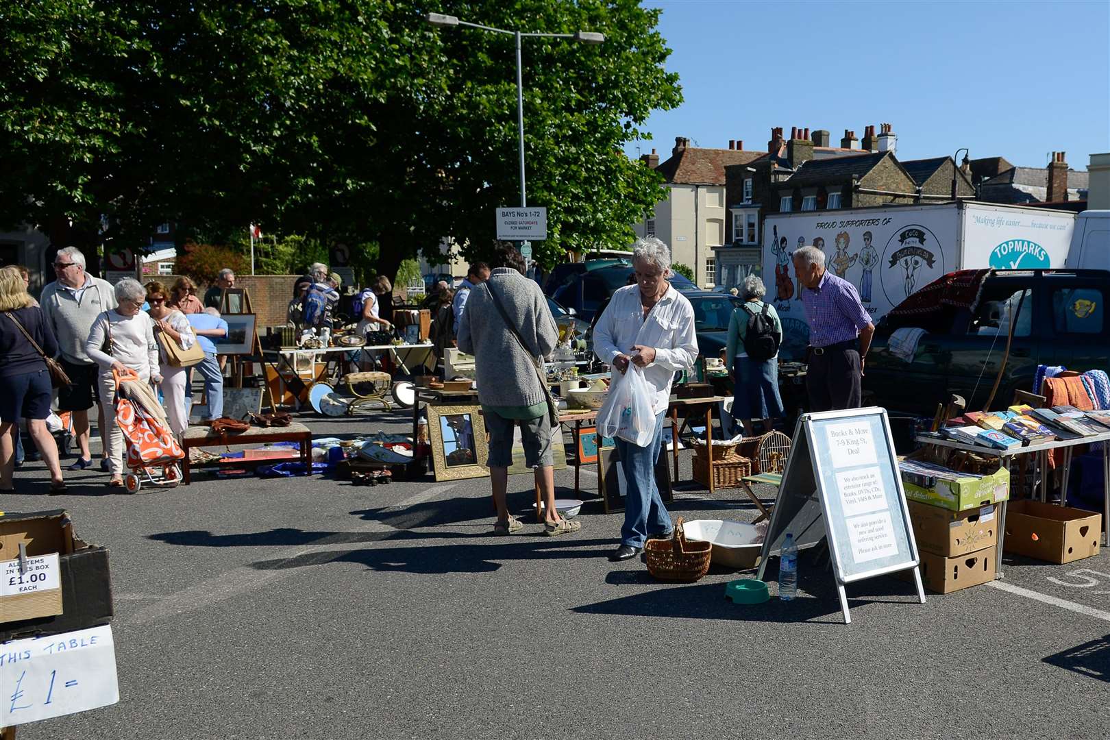 Before lockdown: Deal Saturday Market was popular