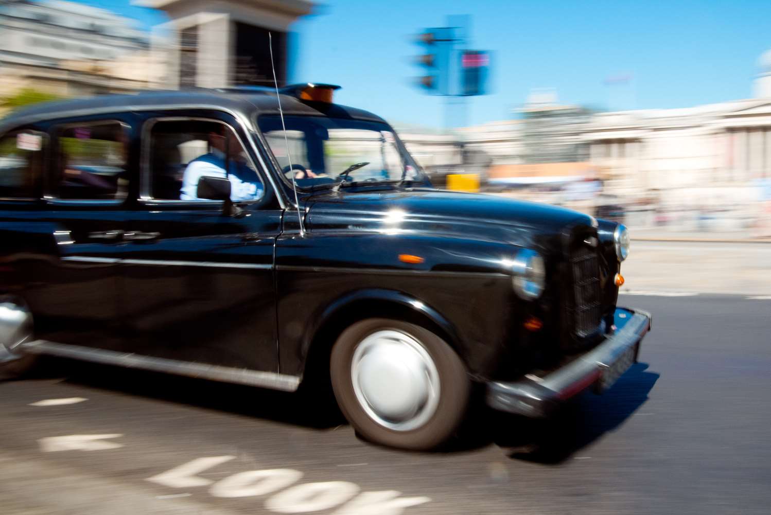 The Channel 4 correspondent was allegedly held prisoner in the black cab. Stock image.