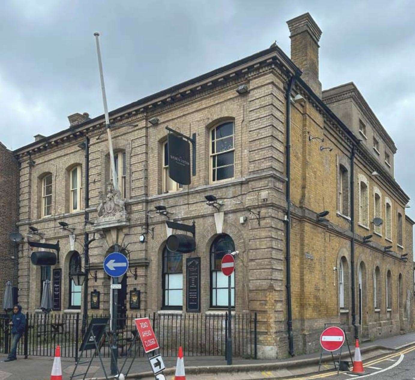 Proposals involve converting the first floor and attic of The Wig and Gown in Spital Street, Dartford into four residential units. Picture: Base Associates / Dartford Planning Portal