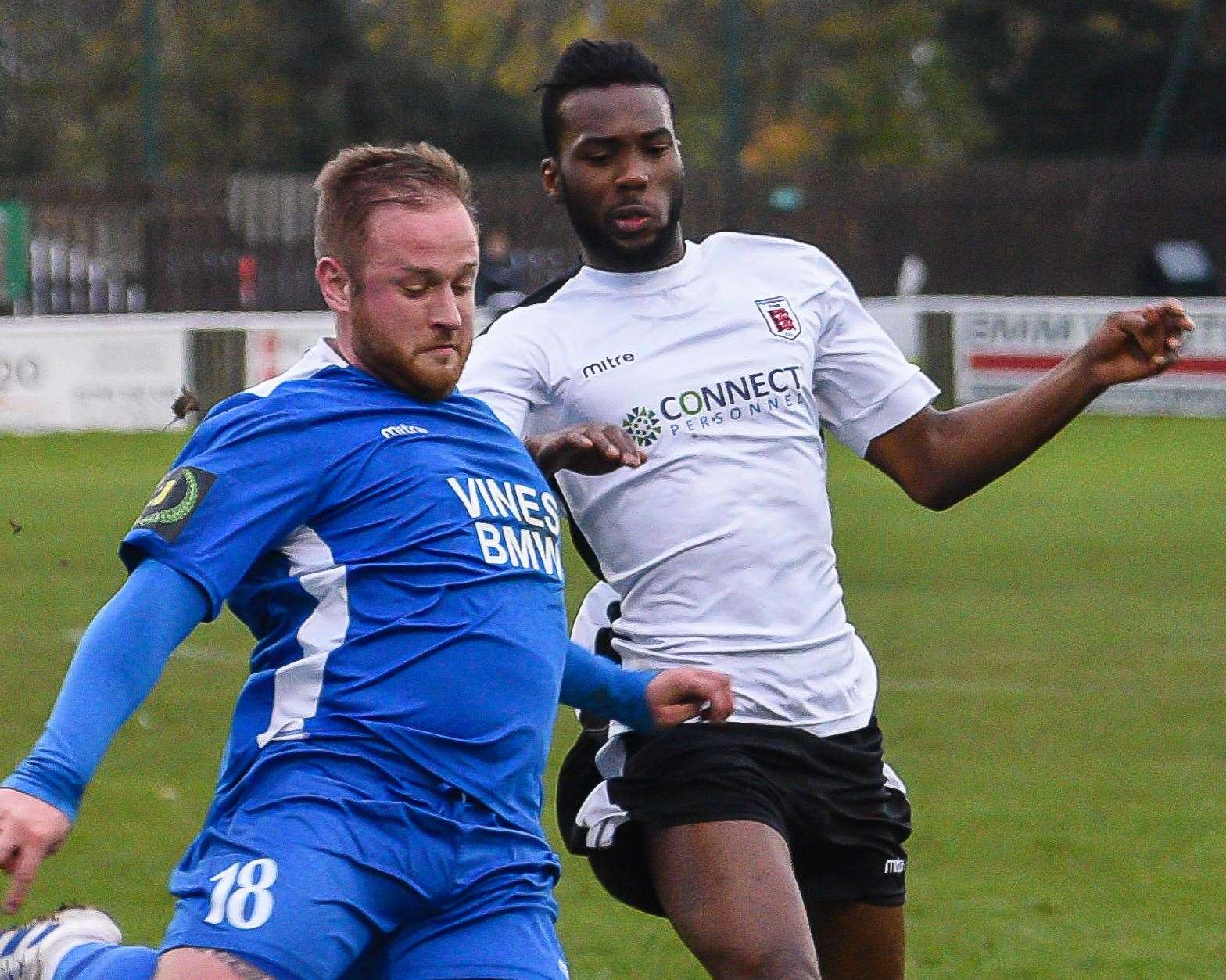 Faversham match-winner Anthony Adesite Picture: Alan Langley