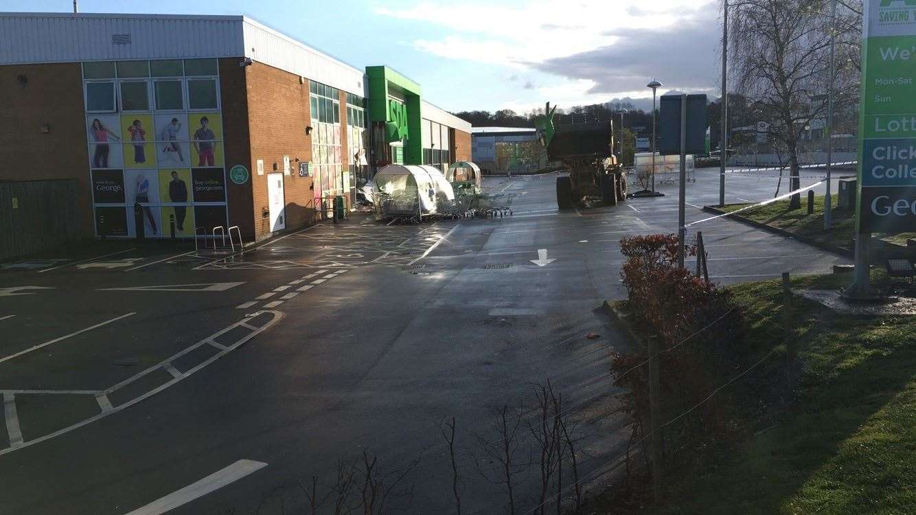 A cash machine has been stolen from the Asda in Tunbridge Wells.