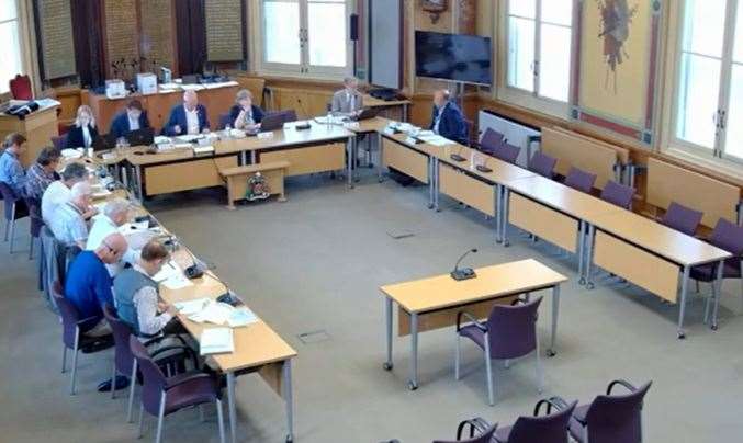 The Maidstone cabinet meeting