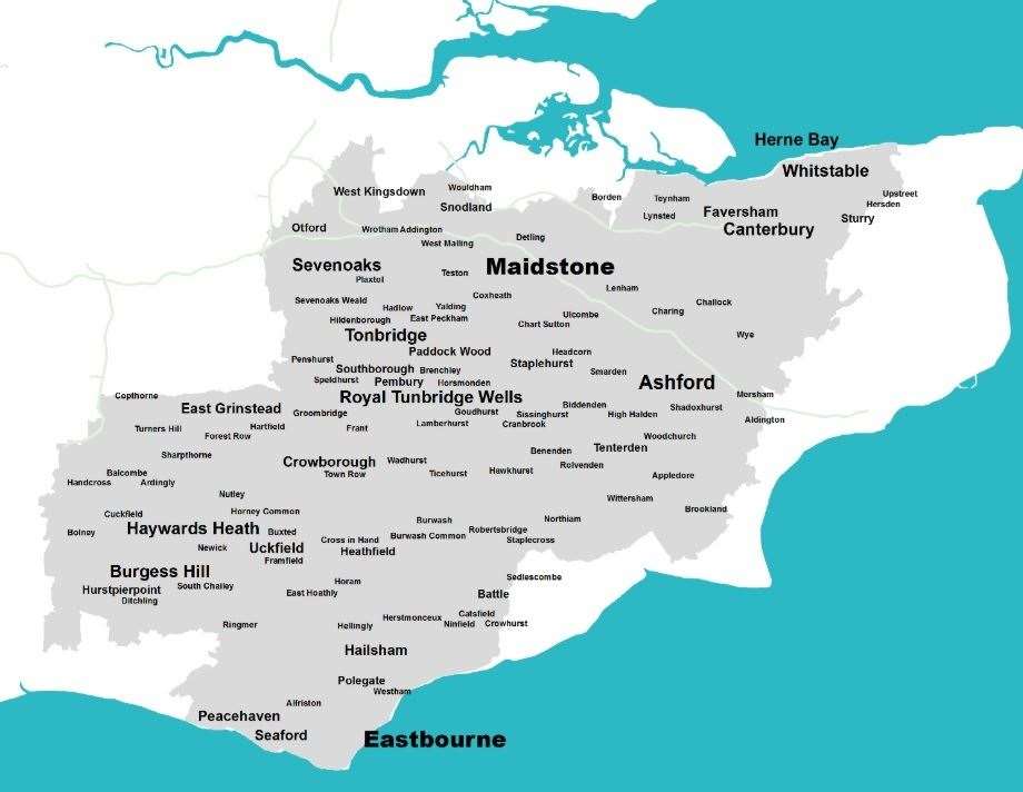 Save water if you live in the shaded areas. Picture: South East Water