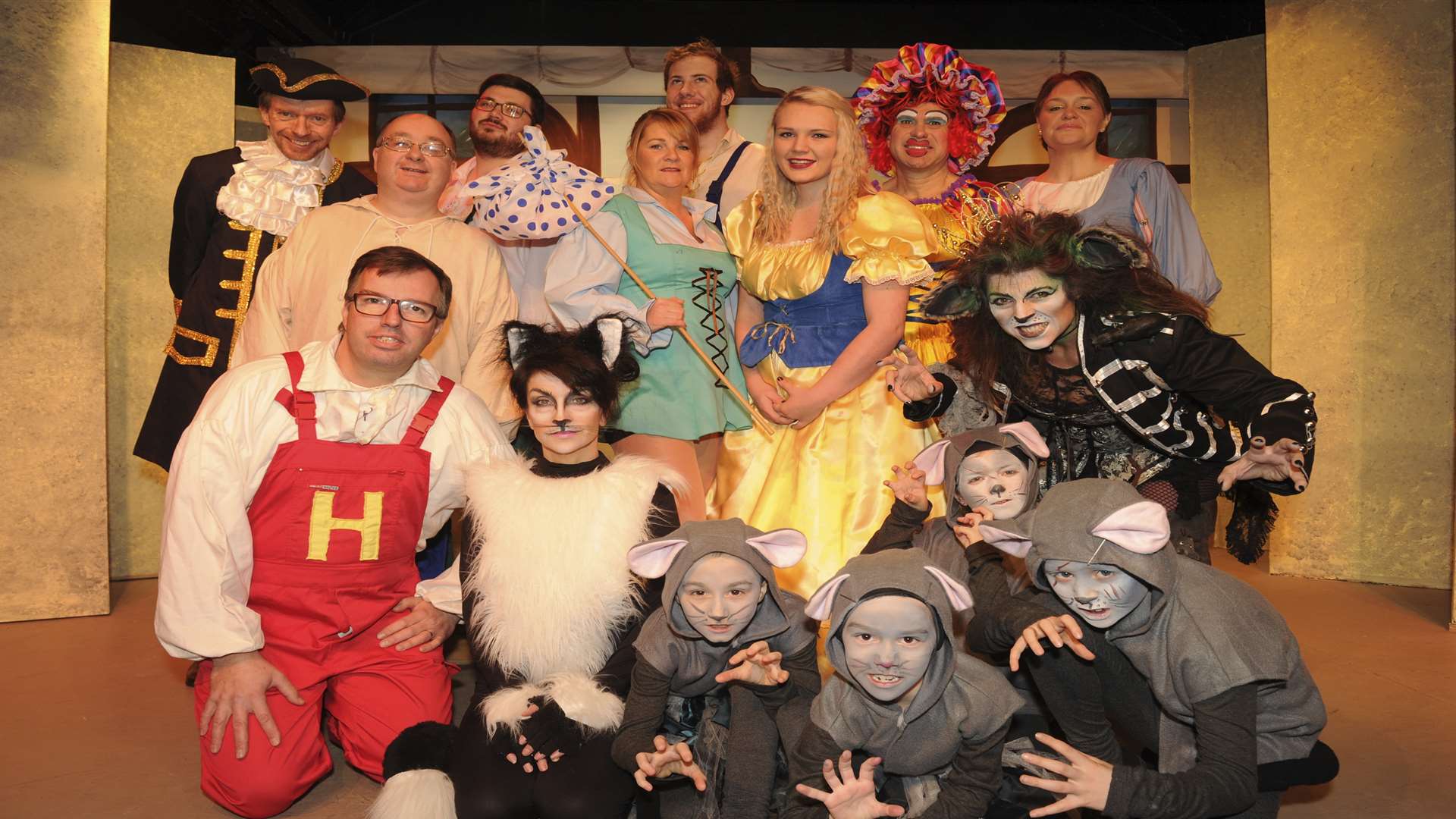 The cast of Dick Whittington